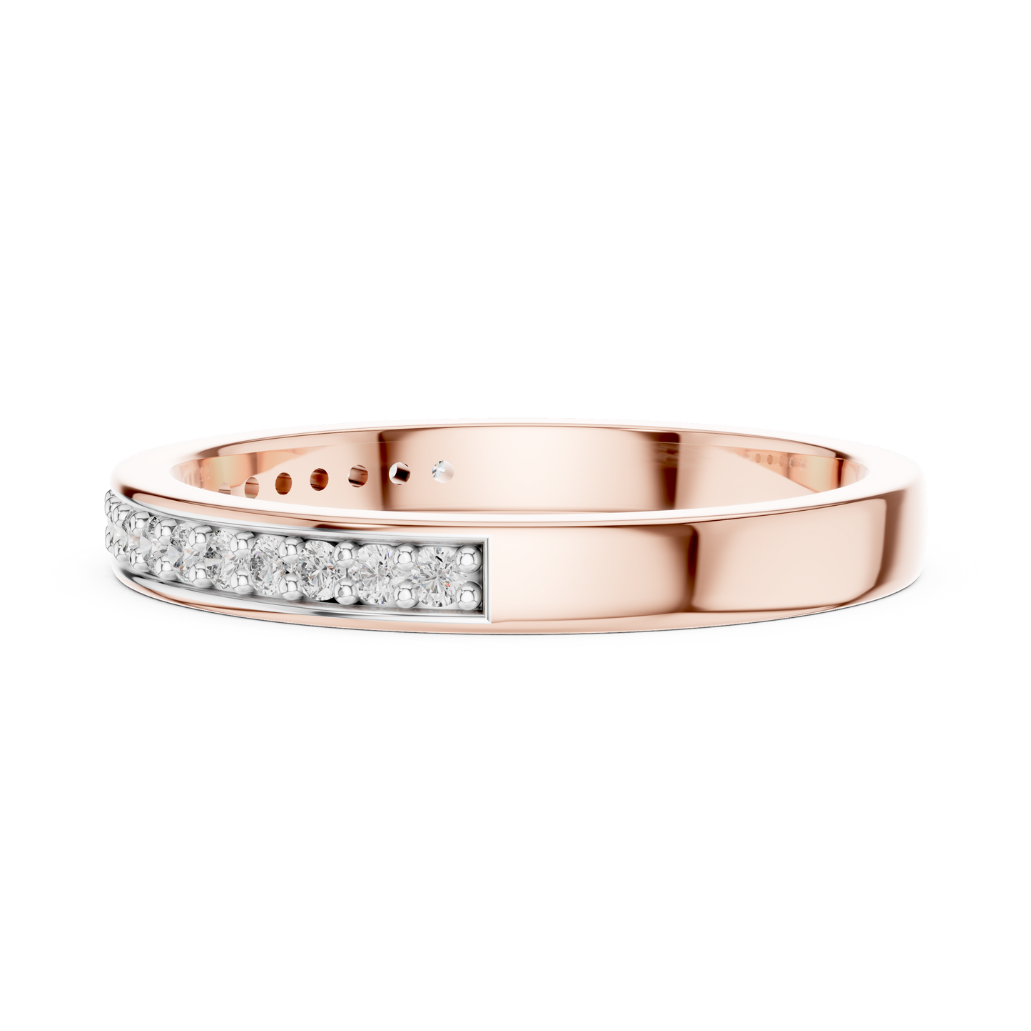 Pure Line Lab-Grown Diamond Wedding Band