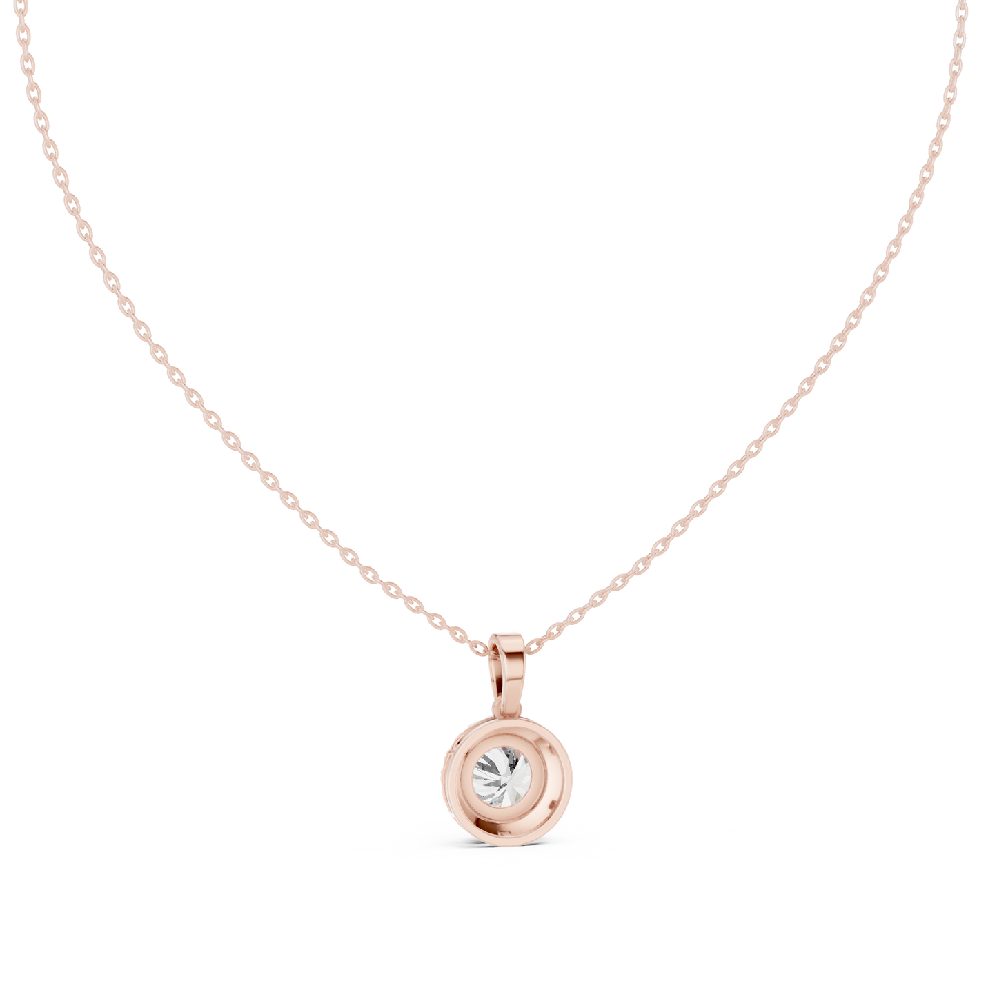 Classic Halo Diamond Pendant