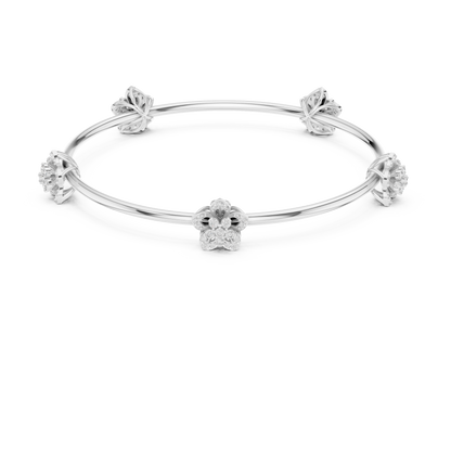Blooming Grace Lab-Grown Diamond Bangle Bracelet