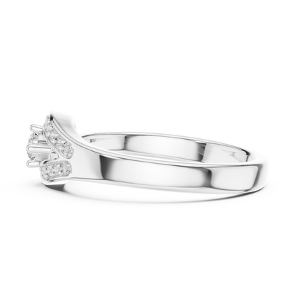 Golden Embrace Halo Lab-Grown Diamond Ring