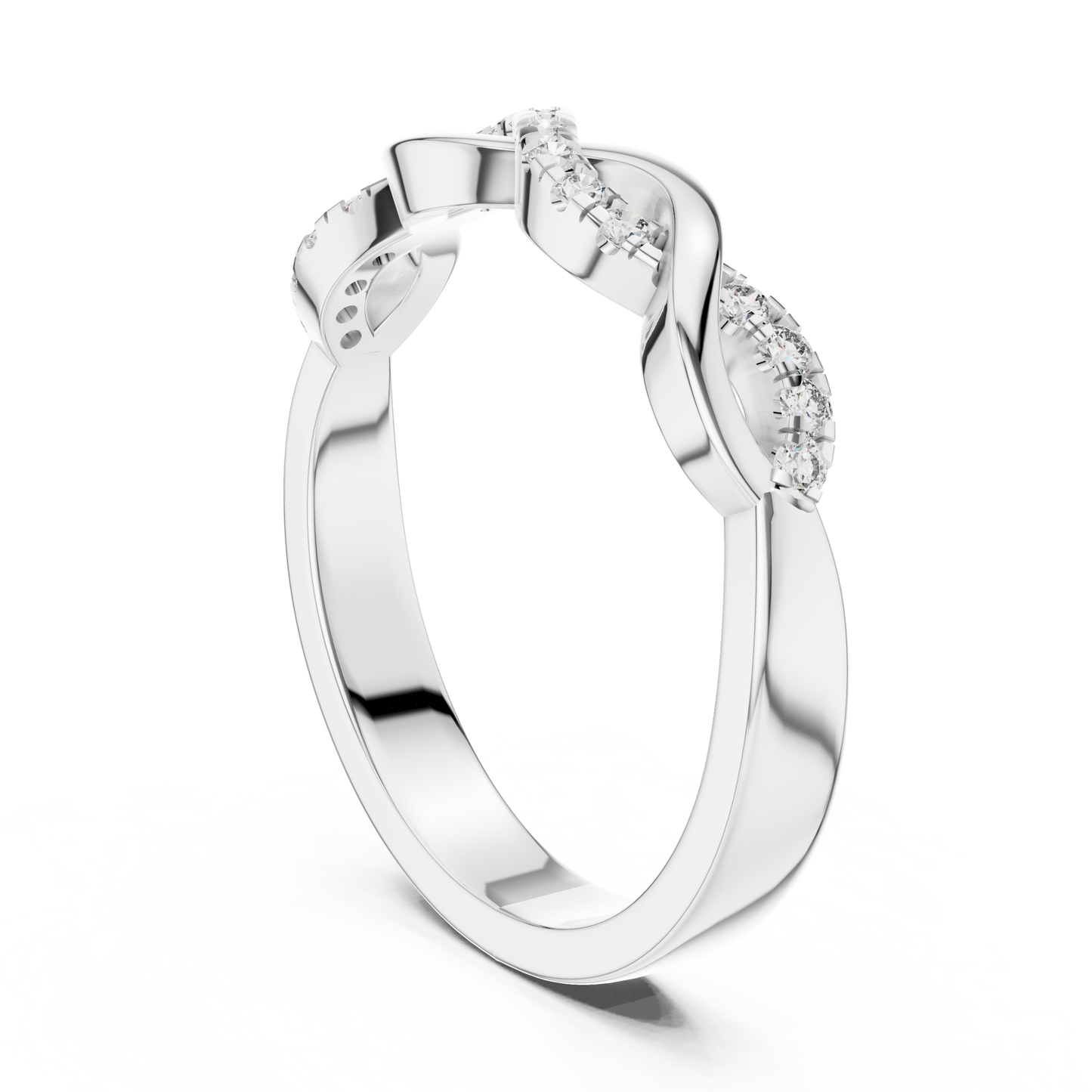 Eternal Wave Lab-Grown Diamond Band