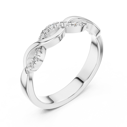 Eternal Wave Lab-Grown Diamond Band