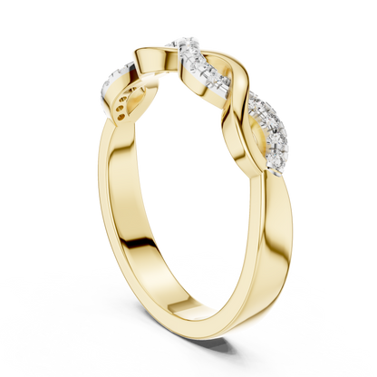 Eternal Wave Lab-Grown Diamond Band