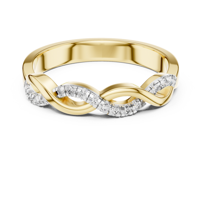 Eternal Wave Lab-Grown Diamond Band