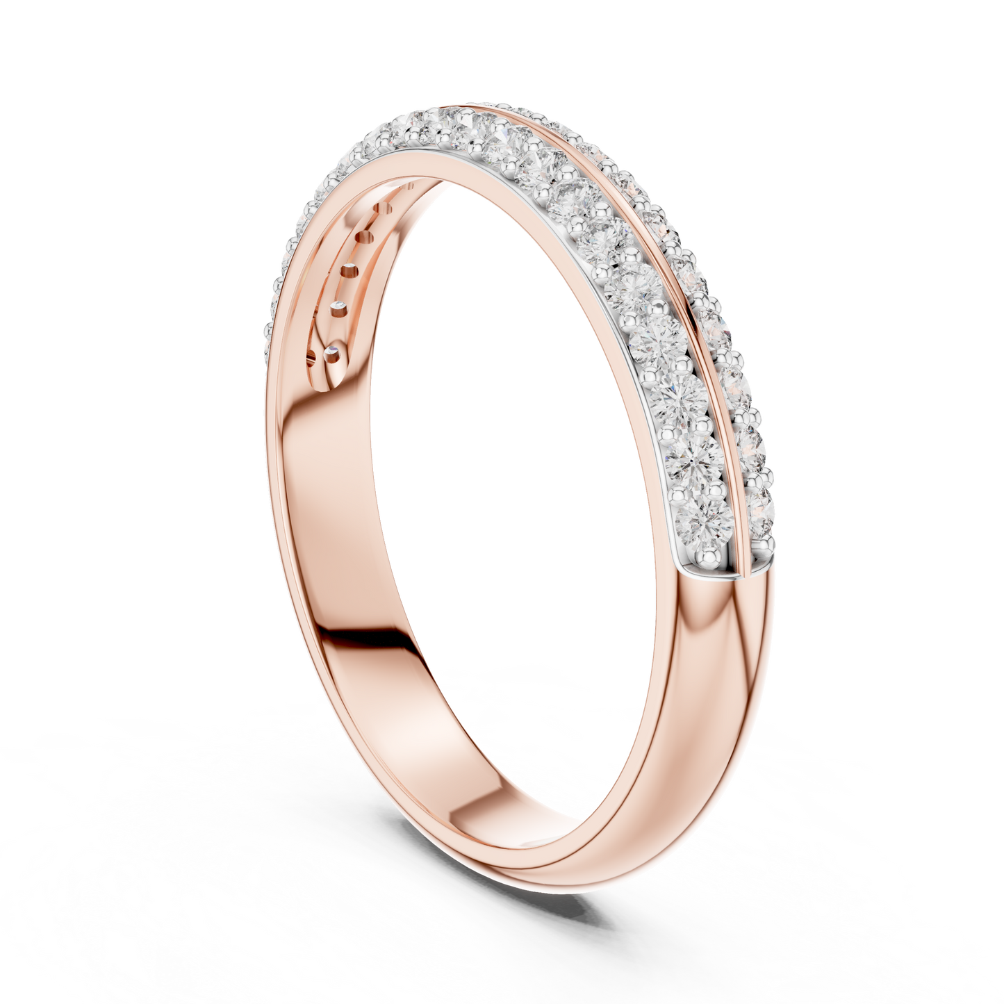 Dual Radiance Lab-Grown Diamond Eternity Band