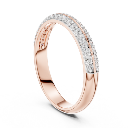 Dual Radiance Lab-Grown Diamond Eternity Band