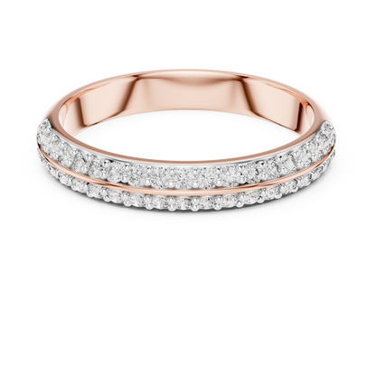 Dual Radiance Lab-Grown Diamond Eternity Band
