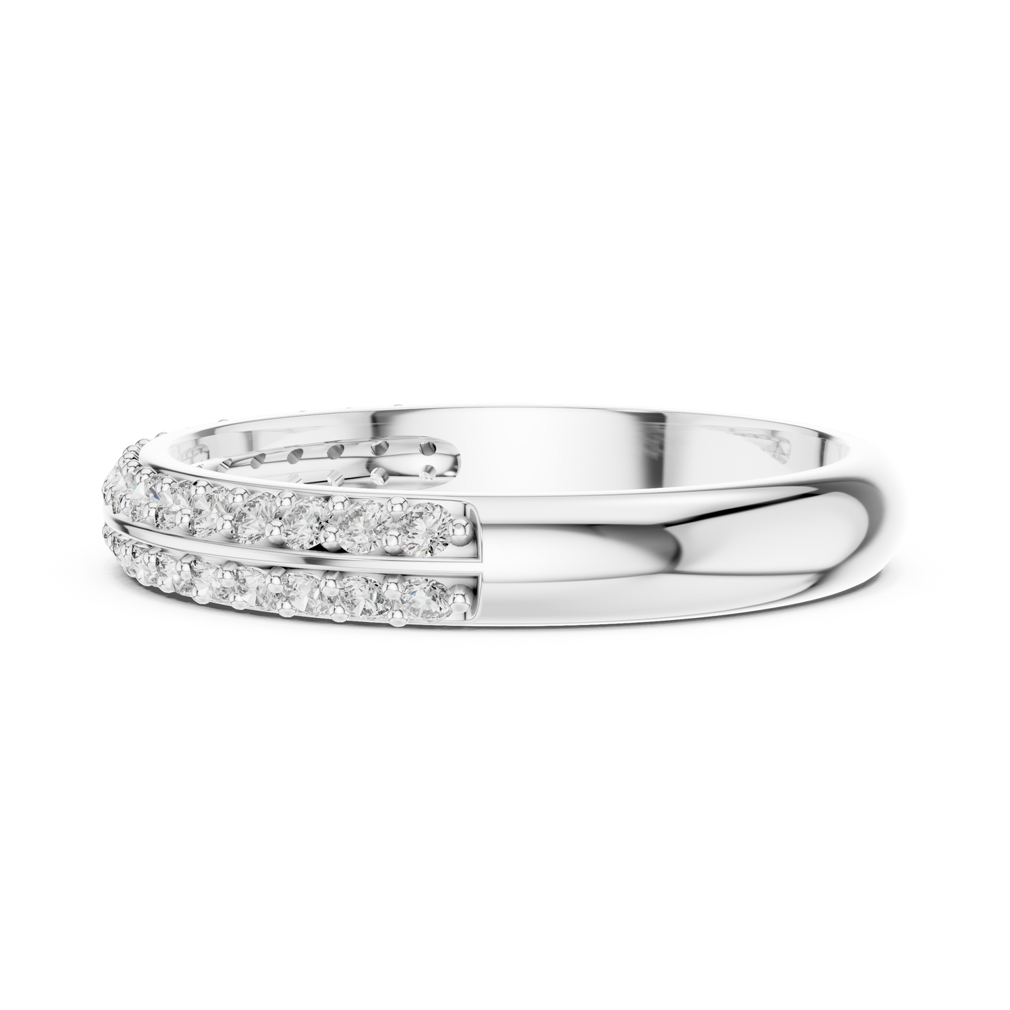 Dual Radiance Lab-Grown Diamond Eternity Band