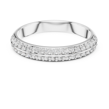 Dual Radiance Lab-Grown Diamond Eternity Band