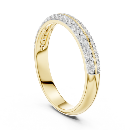 Dual Radiance Lab-Grown Diamond Eternity Band