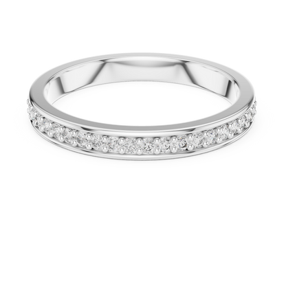 Pure Line Lab-Grown Diamond Wedding Band