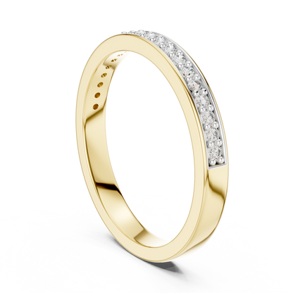 Pure Line Lab-Grown Diamond Wedding Band