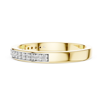 Pure Line Lab-Grown Diamond Wedding Band