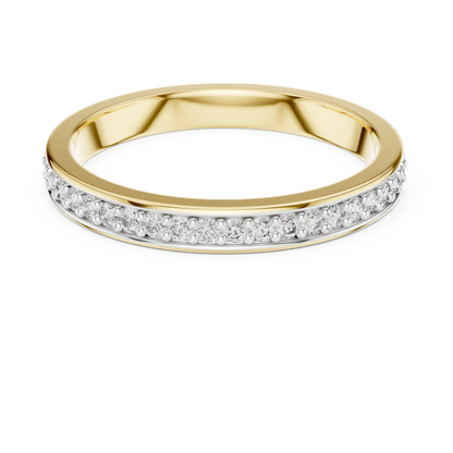 Pure Line Lab-Grown Diamond Wedding Band
