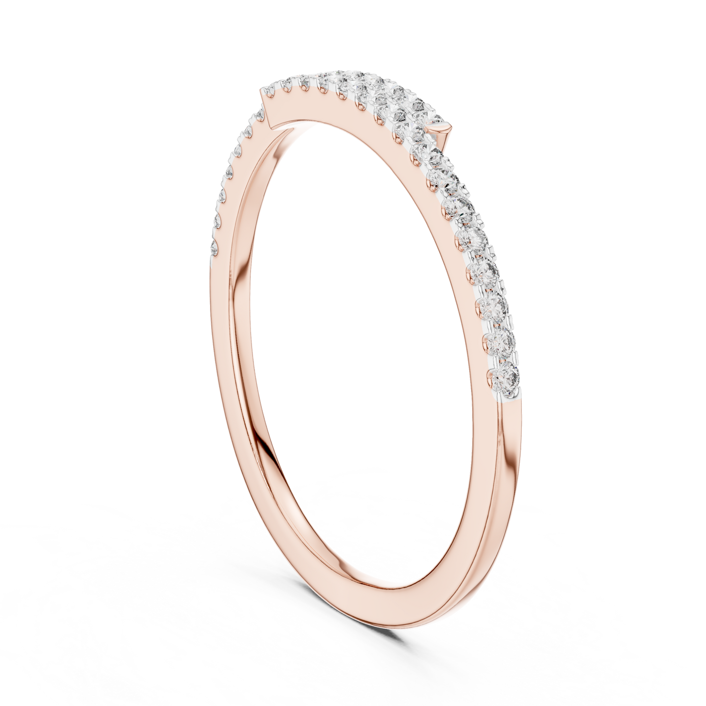 Halfway Brilliance Lab-Grown Diamond Band