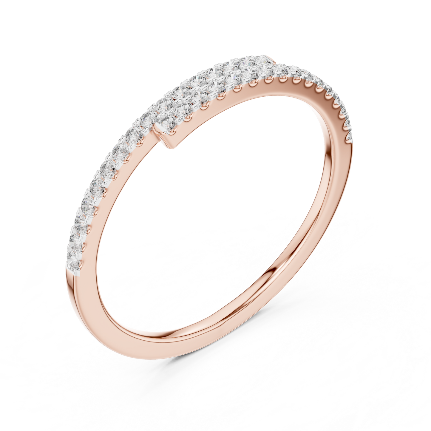 Halfway Brilliance Lab-Grown Diamond Band