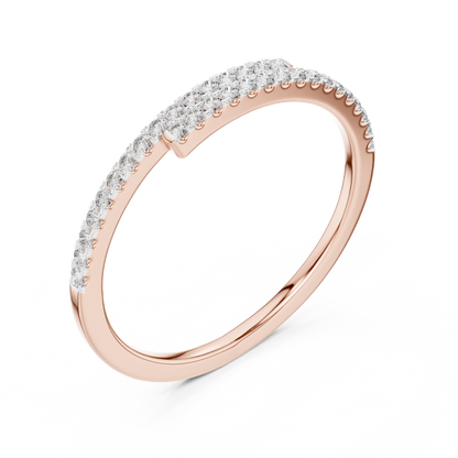 Halfway Brilliance Lab-Grown Diamond Band