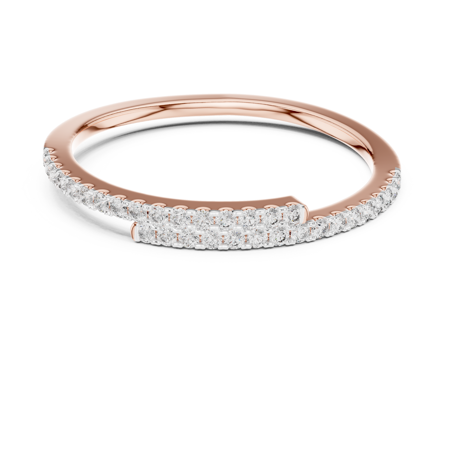 Halfway Brilliance Lab-Grown Diamond Band