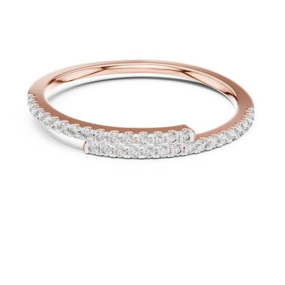 Halfway Brilliance Lab-Grown Diamond Band