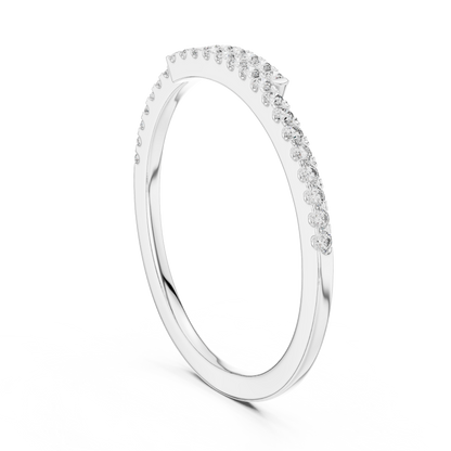 Halfway Brilliance Lab-Grown Diamond Band