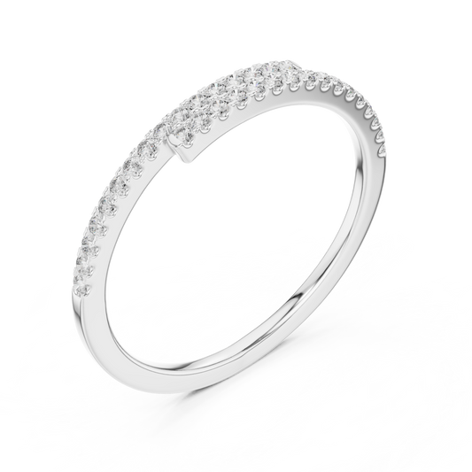 Halfway Brilliance Lab-Grown Diamond Band