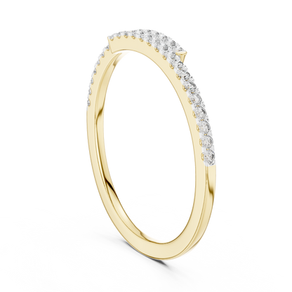 Halfway Brilliance Lab-Grown Diamond Band