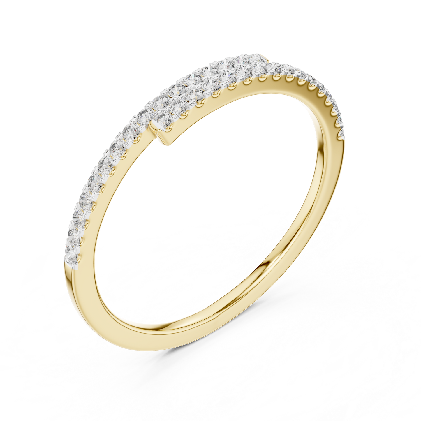 Halfway Brilliance Lab-Grown Diamond Band