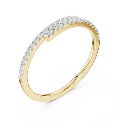 Halfway Brilliance Lab-Grown Diamond Band