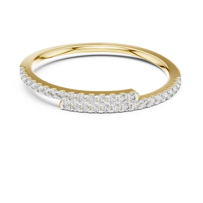 Halfway Brilliance Lab-Grown Diamond Band