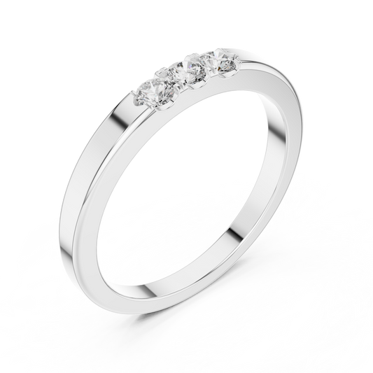 Trinity Spark Lab-Grown Diamond Band