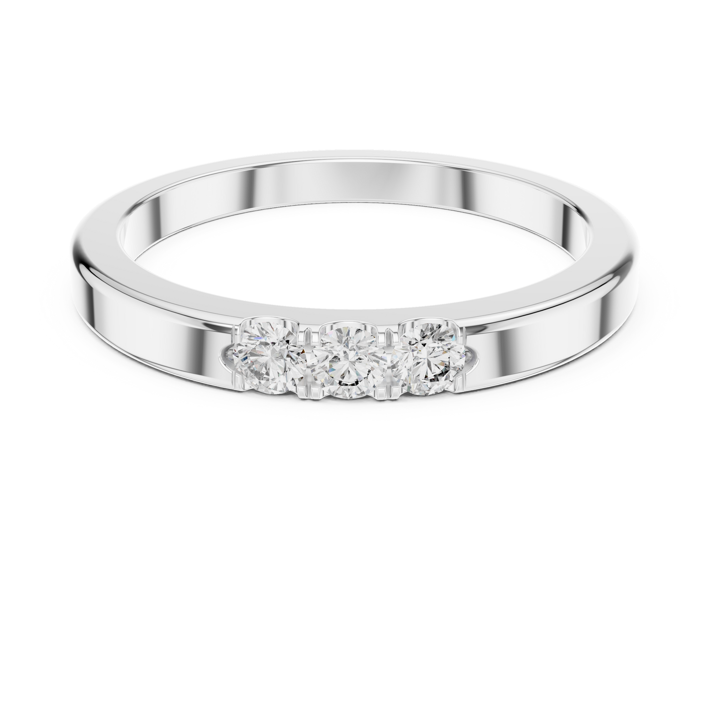 Trinity Spark Lab-Grown Diamond Band