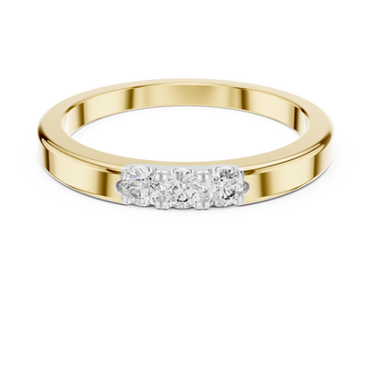 Trinity Spark Lab-Grown Diamond Band