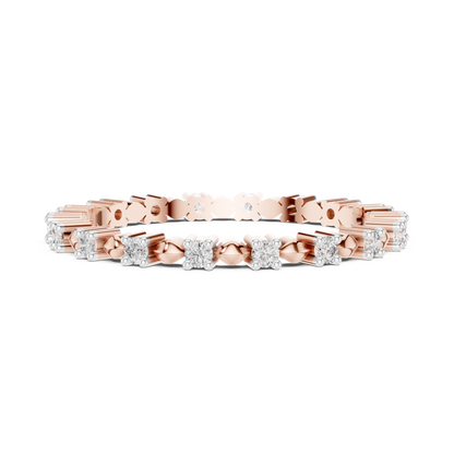 Golden Harmony Lab-Grown Diamond Eternity Band