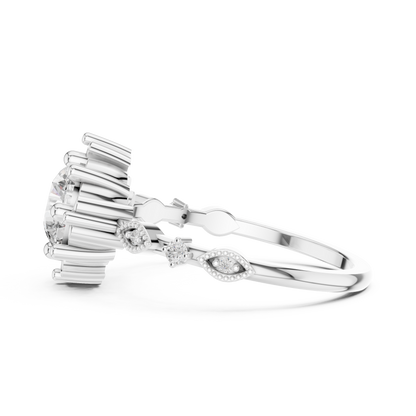 Regal Fleur Lab-Grown Diamond Ring