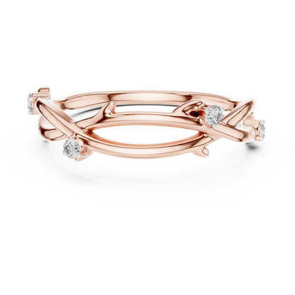 Golden Vine Lab-Grown Diamond Band