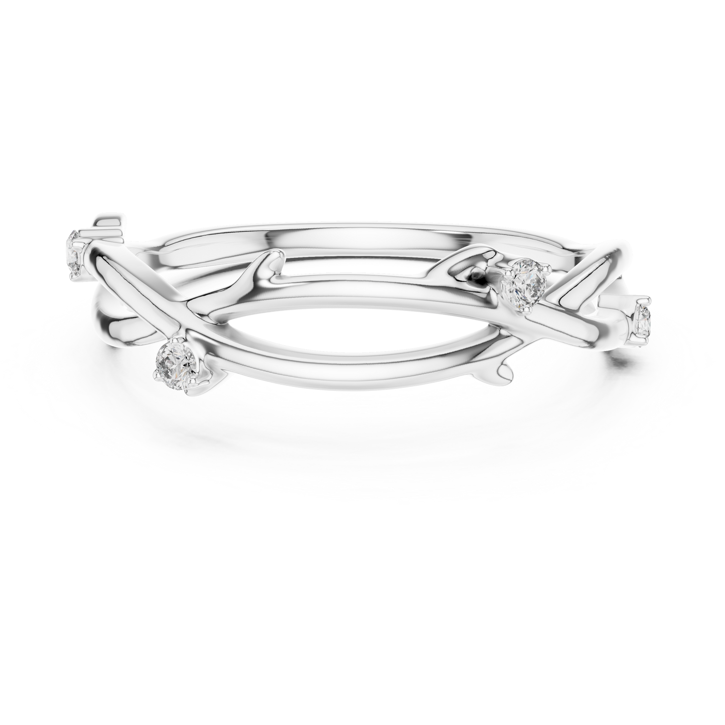 Golden Vine Lab-Grown Diamond Band