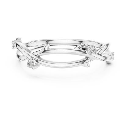 Golden Vine Lab-Grown Diamond Band