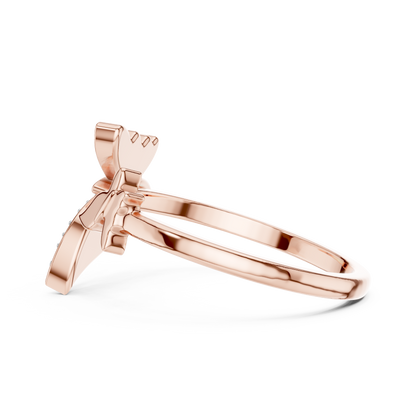 Butterfly Grace Lab-Grown Diamond Open Band