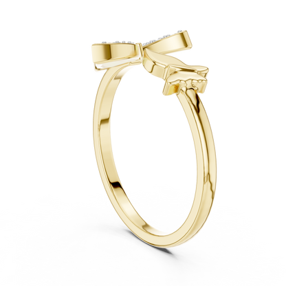 Butterfly Grace Lab-Grown Diamond Open Band