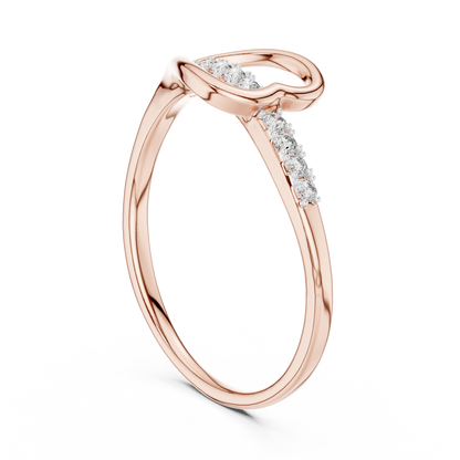 Infinity Loop Lab-Grown Diamond Ring