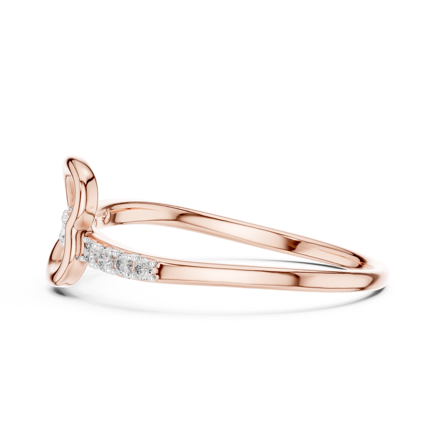 Infinity Loop Lab-Grown Diamond Ring