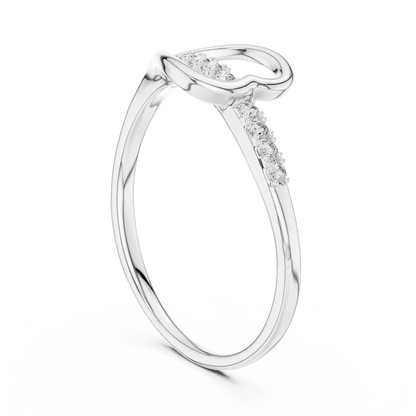 Infinity Loop Lab-Grown Diamond Ring