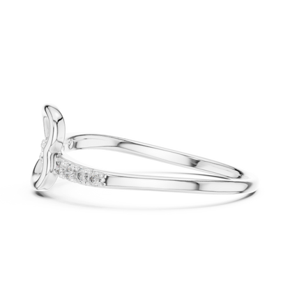 Infinity Loop Lab-Grown Diamond Ring