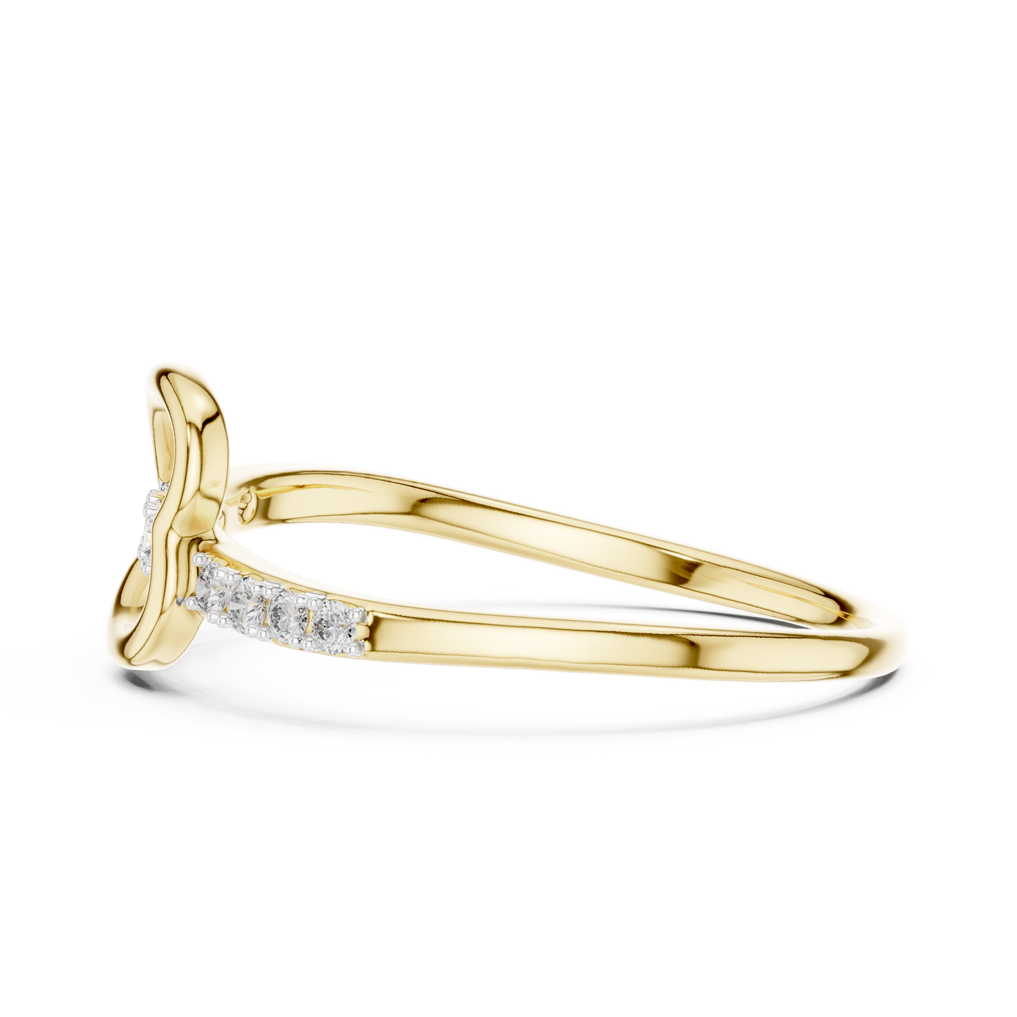 Infinity Loop Lab-Grown Diamond Ring