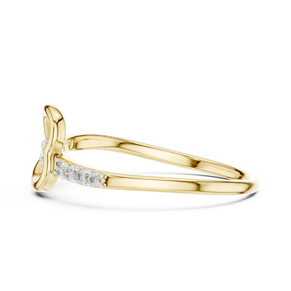 Infinity Loop Lab-Grown Diamond Ring
