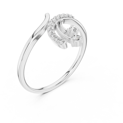 Celestial Curve Lab-Grown Diamond Ring