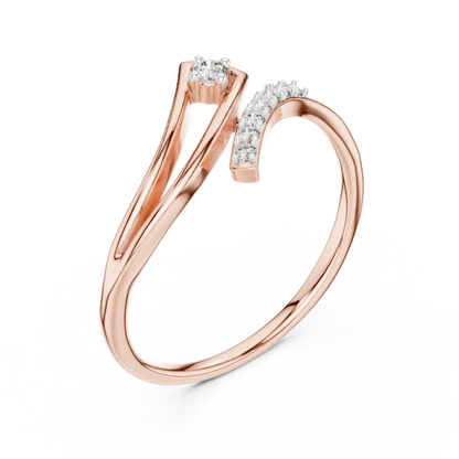 Twist Grace Lab-Grown Diamond Ring