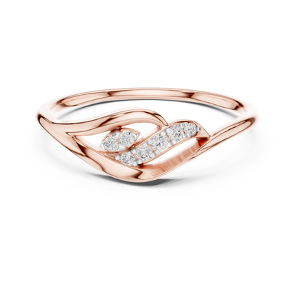 Flowing Harmony Lab-Grown Diamond Ring