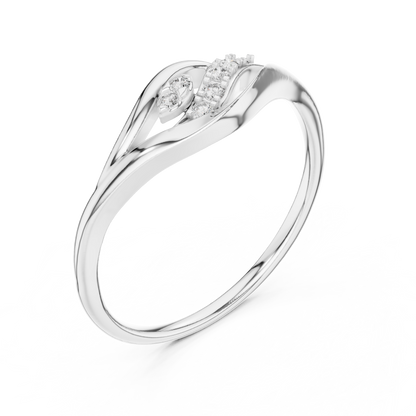 Flowing Harmony Lab-Grown Diamond Ring