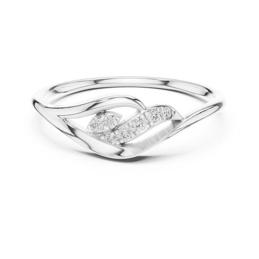 Flowing Harmony Lab-Grown Diamond Ring